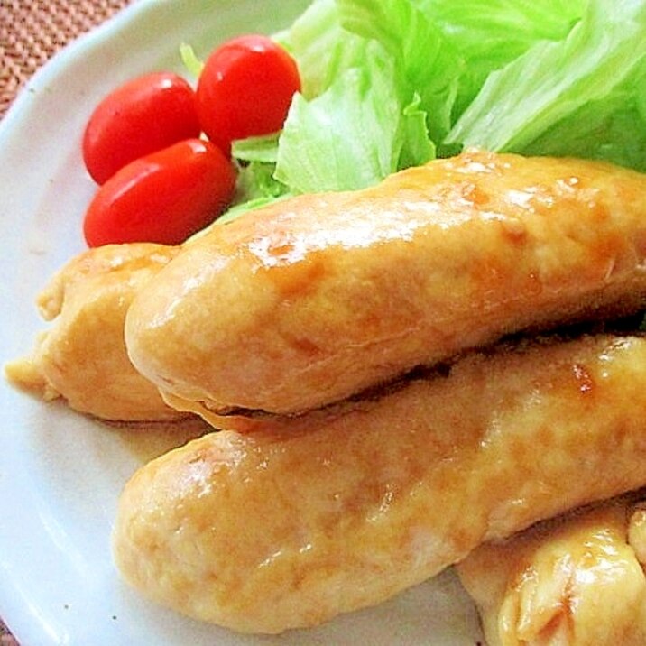 高野豆腐でかさ増し！ささみのにんにく照り焼き